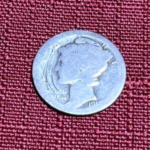 1917 Mercury Dime